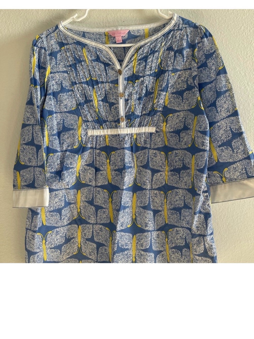 Lilly Pulitzer blue blouse